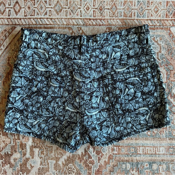 Isabel Marat Etoile eyelet jean shorts - Picture 2 of 3